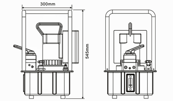 hydraulic electric pump, electric pump, drawings of hydraulic electric pump